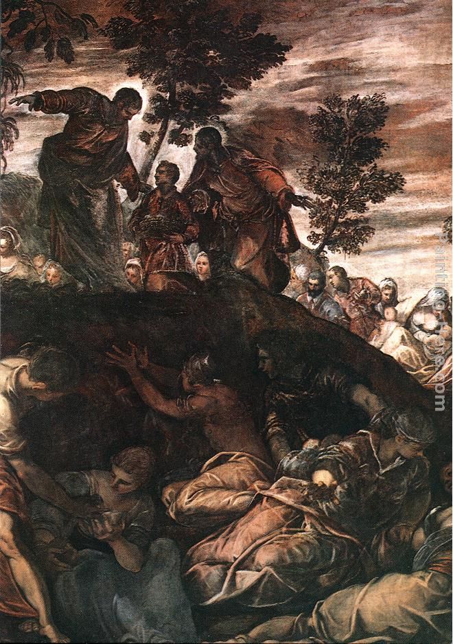 Jacopo Robusti Tintoretto The Miracle of the Loaves and Fishes